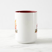 Life Is Made By Performance Flame Speedometer Mug マグカップ (中央)