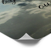 "Life is not measured by the number of breaths..." ポスター (角)