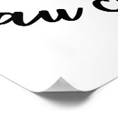 Life is Pain Au Chocolat Funny French Pun ポスター (角)