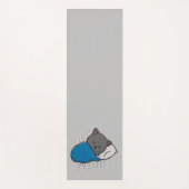 Life is purfect - Sleeping Cat ヨガマット (正面)