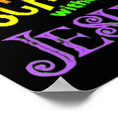 Life is Scary Without Jesus Christian Halloween Co ポスター (角)