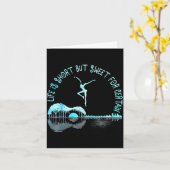 Life Is Short Guitar But Sweet For Certain カード (黄色い花)