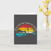 Life Is Short Guitar But Sweet For Certain カード (黄色い花)