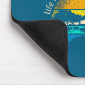 Life Is Short Guitar But Sweet For Certain  マウスパッド (コーナー)