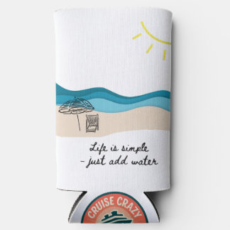 Life Is Simple - Just Add Water スリム缶クーラー