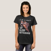 Life is simple - motocross tシャツ (正面フル)