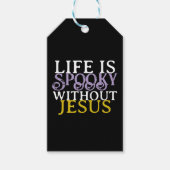 LIFE IS SPOOKY WITHOUT JESUS ギフトタグ (正面)