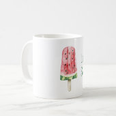 Life is Sweet Watermelon Popsicle コーヒーマグカップ (正面左)