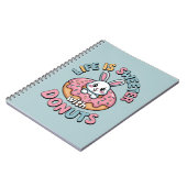 Life Is Sweeter With Donuts ノートブック (左側)