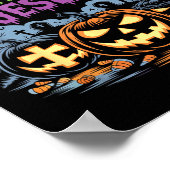 Life Is Terrifying Without Jesus Christian Hallowe ポスター (角)