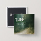 Life Is To Be Enjoyed 缶バッジ (正面&裏面)