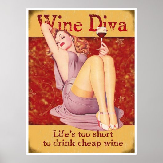 Life is too short to drink cheap wine, Poster ポスター (正面)