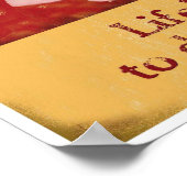 Life is too short to drink cheap wine, Poster ポスター (角)