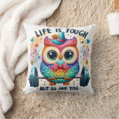 Life is tough but so are you クッション (ブランケット)