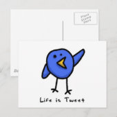 「Life is Tweet」ポストカード ポストカード (正面/裏面)