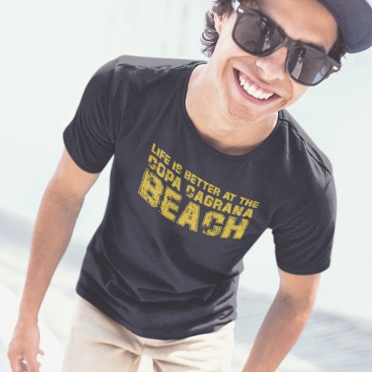 Life ist better at the beach of Copa Cagrana Tシャツ