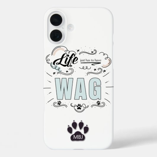 LIFE Just Have WAG Dog Lover Case-Mate iPhoneケース (裏面)