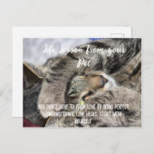 Life Lesson from your Pet Motivational シーズンポストカード (正面/裏面)