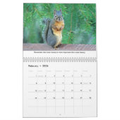 Life Lessons from Squiggy the Squirrel Calendar カレンダー (2月 2026)