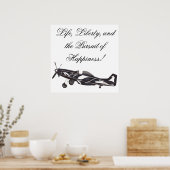 Life, Liberty, and the Pursuit of Happiness ポスター (キッチン)