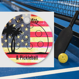 Life Liberty & Pickleball USA キーホルダー