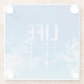 Life (Lyrics For Everyone)コースター ガラスコースター (裏面)