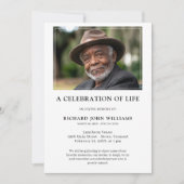 Life Memorialのお祝い 招待状 (正面)