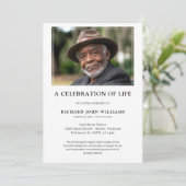 Life Memorialのお祝い 招待状 (スタンド正面)