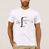 Life Men's Shirtの数学的ミーム Tシャツ (正面)
