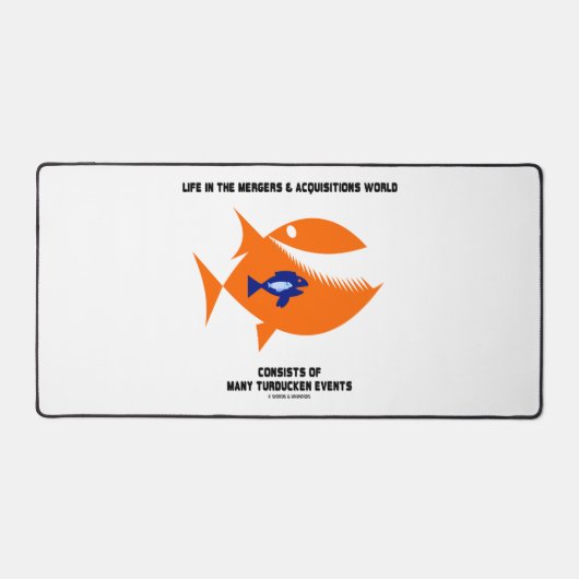 Life Mergement & Acquisitions World Turducken Fish デスクマット (正面)