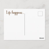 Life Occuit 感動的Postages ポストカード (裏面)