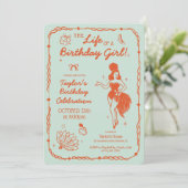 Life of a Birthday Girl Invitation 招待状 (スタンド正面)