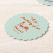 Life of a Birthday Girl Party ペーパーコースター (アングル)