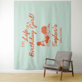 Life of a Birthday Girl Party Backdrop タペストリー (インサイチュ)