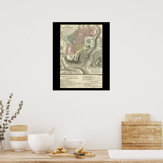 Life Of Christ Preface Map poster ポスター (キッチン)