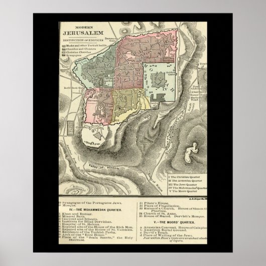 Life Of Christ Preface Map poster ポスター (正面)