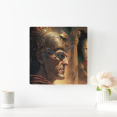 Life of Nicias and Crassus スクエア壁時計 (ホーム)