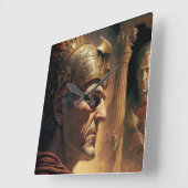 Life of Nicias and Crassus スクエア壁時計 (傾斜)