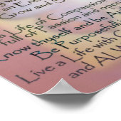 Life of Purpose Mantraポスター ポスター (角)