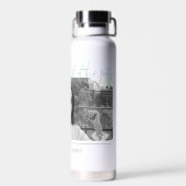 Life of the パーティー – 白い蓮 ウォーターボトル (背面)