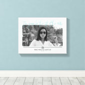 Life of the パーティー – 白い蓮 キャンバスプリント (インサイチュ (ウッドフロア))