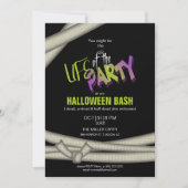 Life of the パーティーMummy Halloween Green ID685 招待状 (正面)