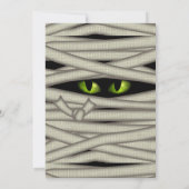 Life of the パーティーMummy Halloween Green ID685 招待状 (裏面)