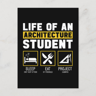 Life On An Architecture Student Architect Job シーズンポストカード