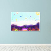 Life on Another Planet キャンバスプリント (インサイチュ (ウッドフロア))