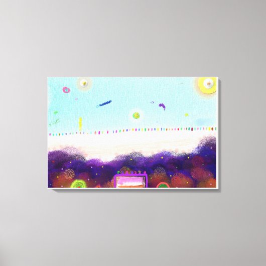 Life on Another Planet キャンバスプリント (正面)