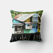 Life on the water in Coron Island クッション (裏面)