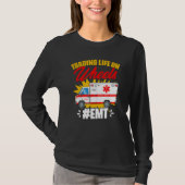Life On Wheels Emergency Medical Technician Ambu Tシャツ (正面)