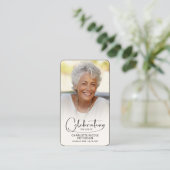 Life Photoブックマーク祈りの言葉カードお祝い 名刺 (スタンド正面)