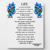 LIFE poem フォトプラーク (正面)